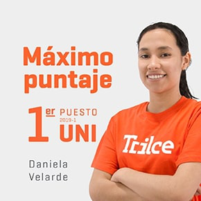 ¡Nuestra alumna Daniela Velarde es primer puesto del examen de admisión de la UNI!